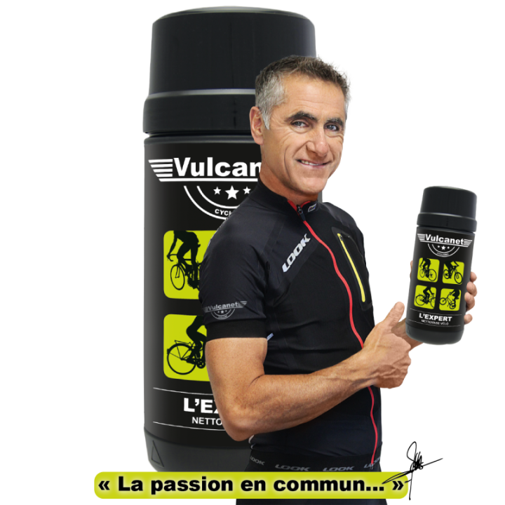 Vulcanet - Nettoyage vélo, VTT - Lavage sans eau - Lingettes + chiffon