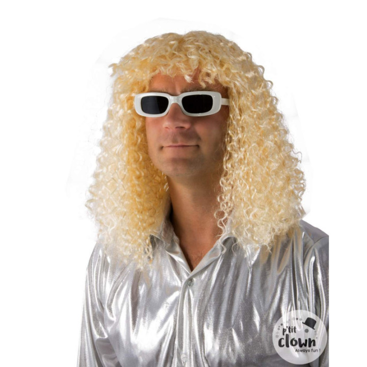 Lunettes de soleil - Blanche - Michel P - Disco - Déguisement - Soirées
