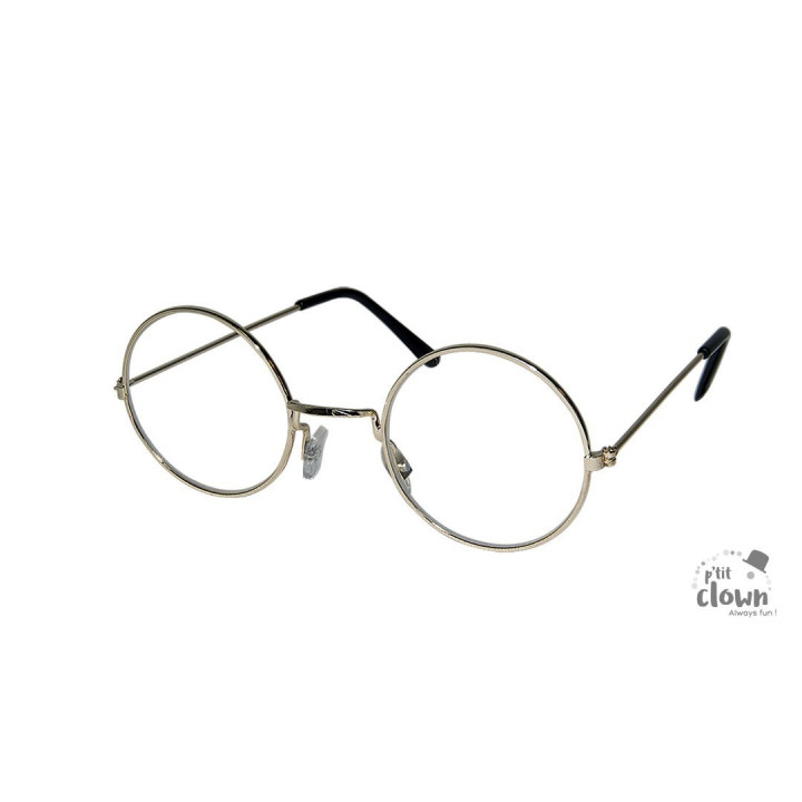 Lunettes rondes - Déguisement - Harry Potter - Père noël - Sorcier - Savant