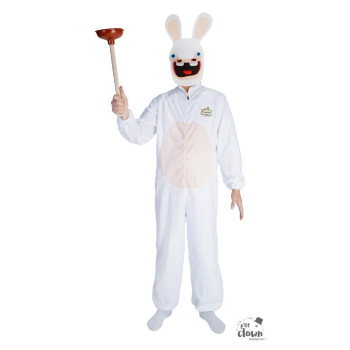 Déguisement - Lapins Crétins™ - Costume - XS - 14/16 ans - Blanc