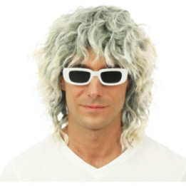 Perruque - Look rock'n roll - Star - Déguisement - Cheveux mi-long
