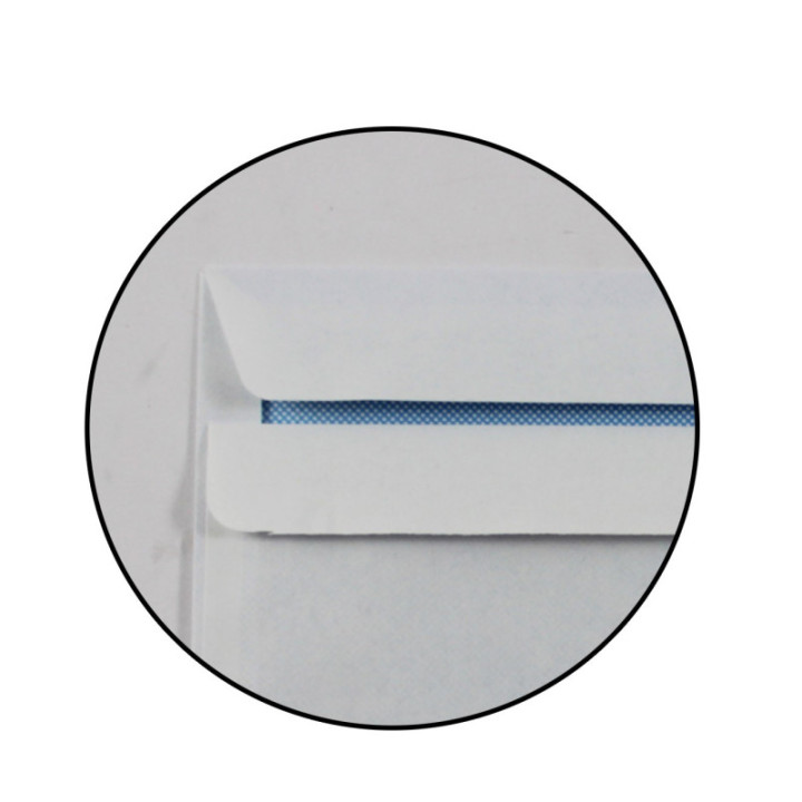Enveloppes - Blanche - DL - 110x220mm - Avec fenêtre - Autocollante - Carton de 500 - GPV