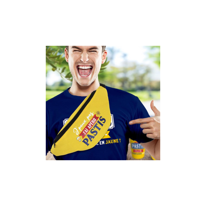 Sacoche - Banane - Apéro pastis - Humour - Idées cadeaux - Taille ajustable