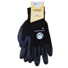 Gants de protection - Nylon et polyuréthane - Noir - Taille S/M - MTN - Pro gloves