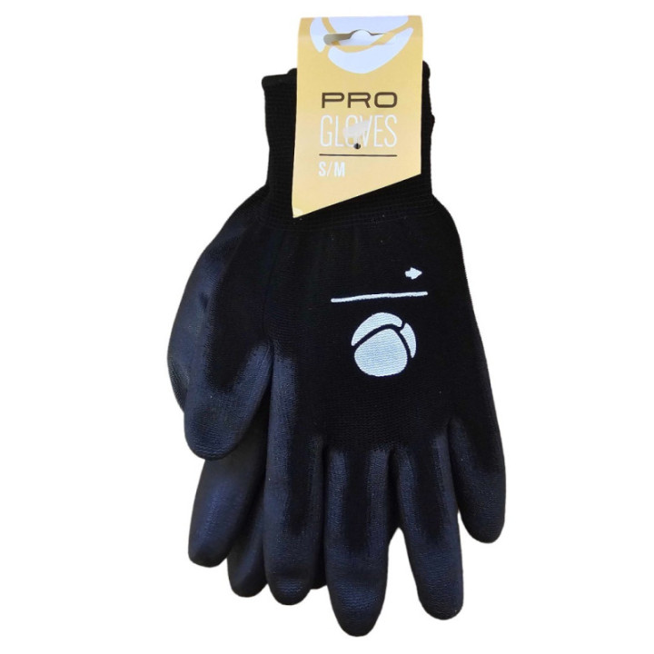 Gants de protection - Nylon et polyuréthane - Noir - Taille S/M - MTN - Pro gloves