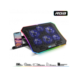 Refroidisseur - Pour ordinateur portable - Compatible de 10 à 17 pouces - Rétroéclairé - Spirit of Gamer - AIRBLADE 1200
