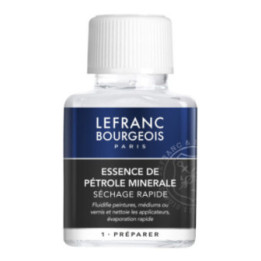Essence minérale de pétrole - Peinture à l'huile - Lefranc Bourgeois - 75ml