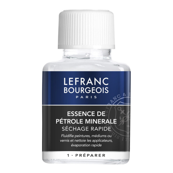 Essence minérale de pétrole - Peinture à l'huile - Lefranc Bourgeois - 75ml
