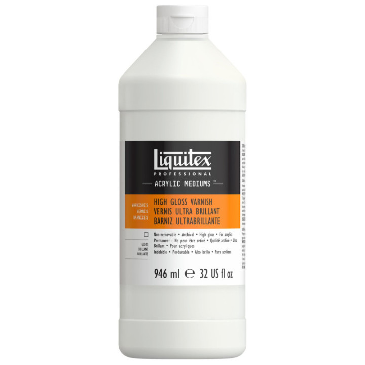 Vernis - Ultra Brillant - Peinture acrylique - 946ml - Liquitex