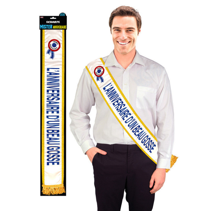 Echarpe - Anniversaire d'un beau gosse - Déguisement - Fête - Anniversaire