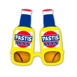 Lunettes - Pastis Man - Déguisement - Humour - Apéro - Soirée - Festival