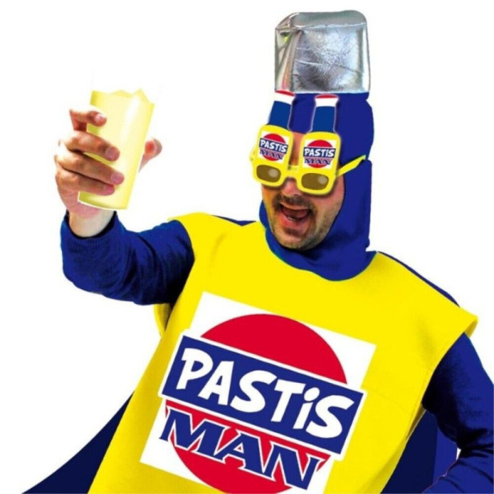 Lunettes - Pastis Man - Déguisement - Humour - Apéro - Soirée - Festival