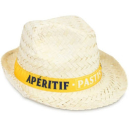 Chapeau de paille - Apéro - Pastis - Déguisement - Soirée - Festival - Humour
