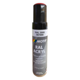 Stylo de retouche - Carrosserie - Rouge feu brillant - Motip