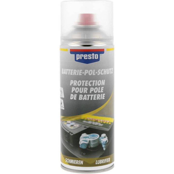 Graisse bleue - Lubrifiant - Protection pour pole de batterie - Presto - 400ml