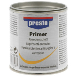 Apprêt - Primaire - Anti-corrosion - Rouge-brun - Pour métal - Presto - Pot de 250ml