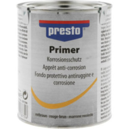 Apprêt - Primaire - Anti-corrosion - Rouge-brun - Pour métal - Presto - Pot de 750ml