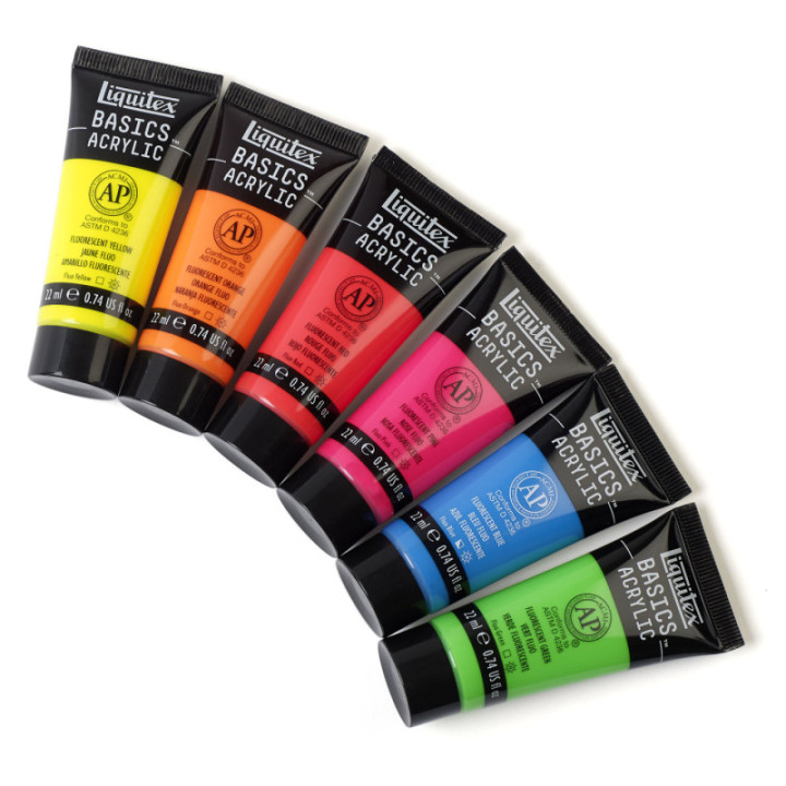 Set Peinture Acrylique de 6 tubes - Liquitex Basics