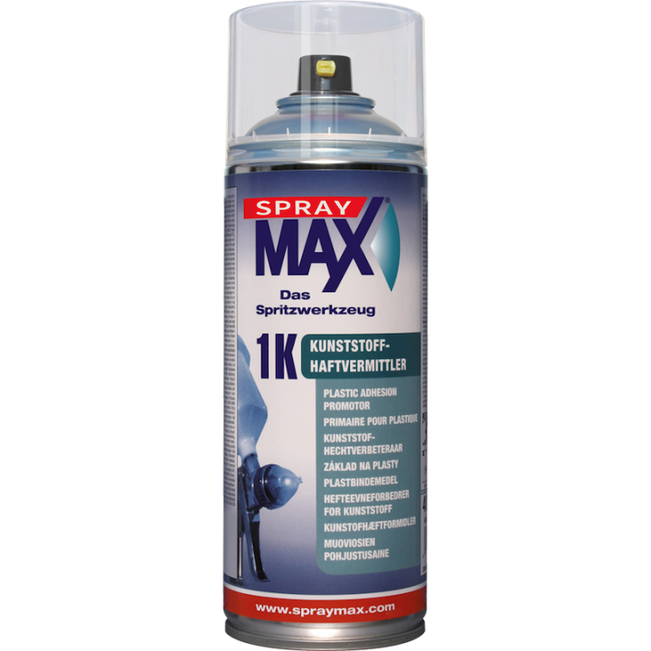 Apprêt - Primaire d'accroche - Plastique - Pare-chocs, rétroviseur - SprayMax - 400ml