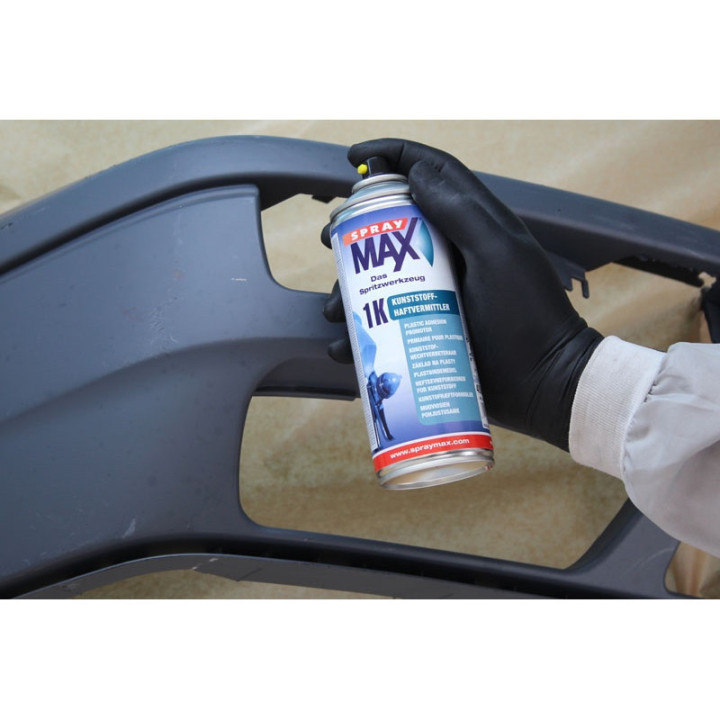 Apprêt - Primaire d'accroche - Plastique - Pare-chocs, rétroviseur - SprayMax - 400ml