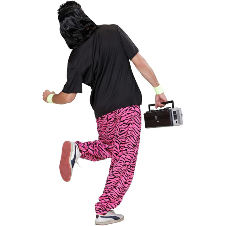 Déguisement - Années 80 - Baggy + Tee-shirt - Adulte - Homme - Taille S
