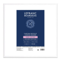Carton entoilé - 30x30cm - 100% coton - Lefranc Bourgeois