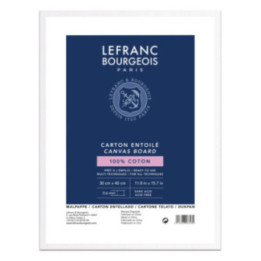 Carton entoilé - 30x40cm - 100% coton - Lefranc Bourgeois
