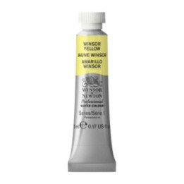 Peinture aquarelle professionnelle - Extra fine - Jaune Winsor - 730 - Winsor et Newton - 5ml