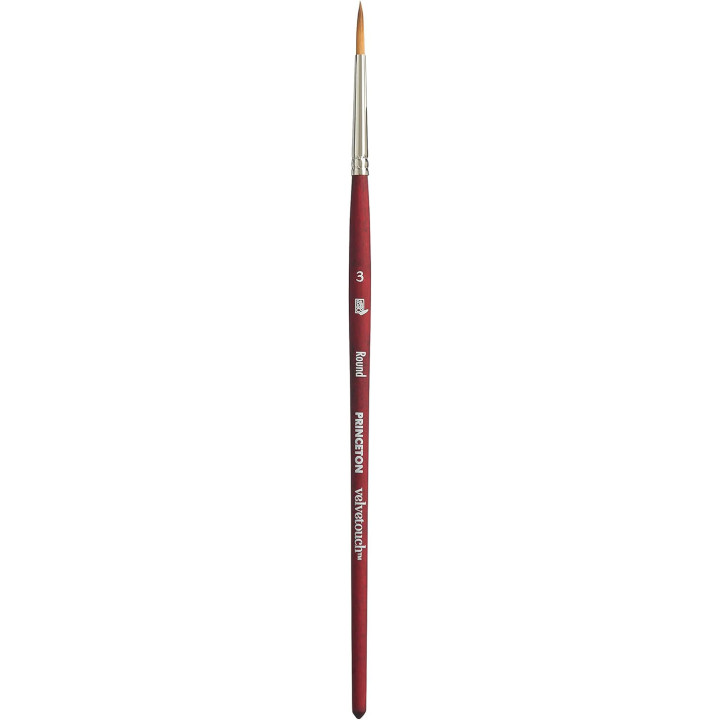 Pinceau - Rond - Aquarelle - N°3 - Synthétique - Princeton - Velvetouch