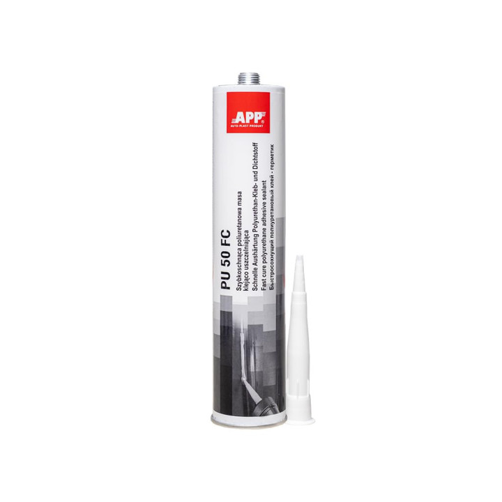 Colle mastic - Polyuréthane flexible - Collage métal/verre - Etanche - Blanc - APP - 310ml