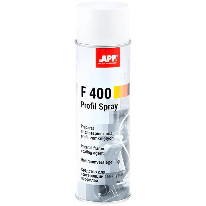 Cire pour corps creux - Voiture - Antirouille carrosserie - Avec embout - APP F400 - 500ml