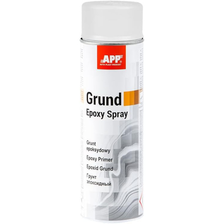 Apprêt - Epoxy - Antirouille - Alu, métal et acier - Gris clair - APP Grund Spray - 500ml