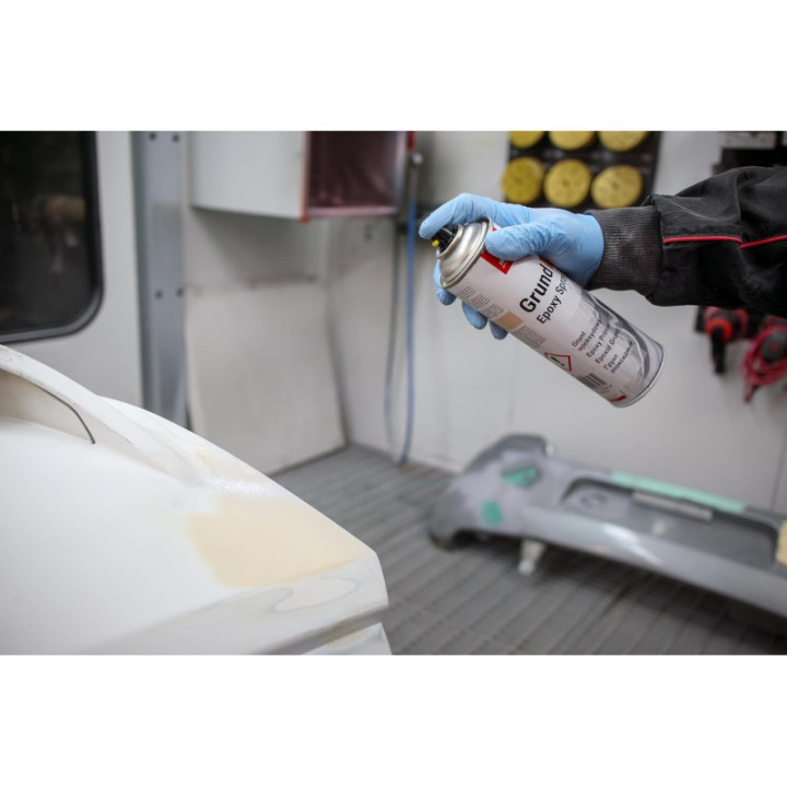 Apprêt - Epoxy - Antirouille - Alu, métal et acier - Gris clair - APP Grund Spray - 500ml