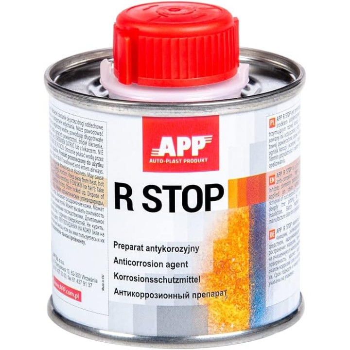Convertisseur de rouille liquide - Incolore - Métal - Carrosserie - APP - RSTOP - 100ml