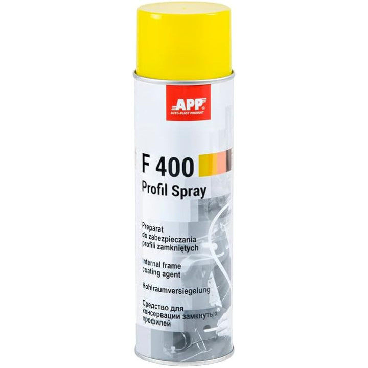 Cire pour corps creux - Voiture - Antirouille carrosserie - Avec embout - APP F400 - 500ml