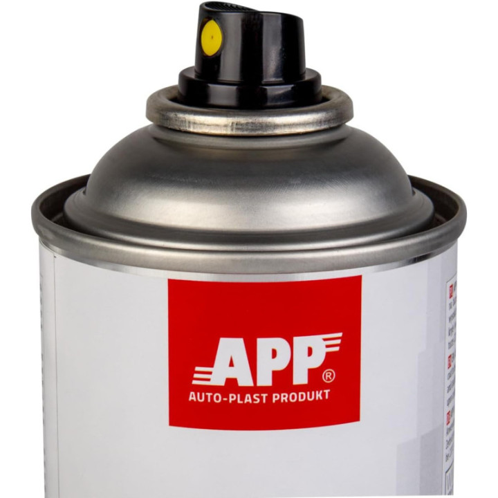 Bombe de peinture - Noir - Mat - Haute température - 650°C - Voiture, moteur, four - APP - 400ml