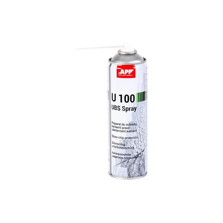 Protection bas de caisse - Noir - Anti gravillon - Protection voiture - APP U100 - 500ml
