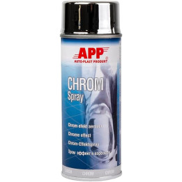 Bombe de peinture - Effet chrome - Bois, métal, verre, plastique - 400ml - APP
