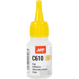 Colle extra forte - Cyanoacrylate - Pour caoutchouc, plastique, métal - 20g - APP