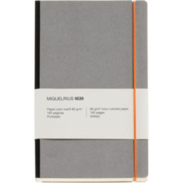 Carnet - Gris - A5 - 192 pages - 80g - Miquelrius