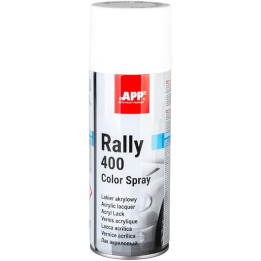 Bombe de peinture - Blanc - Mat - Acrylique - Carrosserie - APP - Rally 400 - 400ml