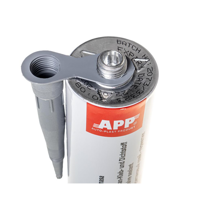 Colle - Mastic - Polyuréthane - Gris - Etanche - Carrosserie voiture - APP - 310ml