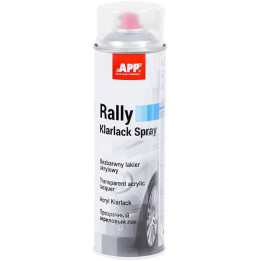 Bombe de vernis - Brillant - Transparent - Acrylique - Toutes surfaces - APP Rally - 600ml