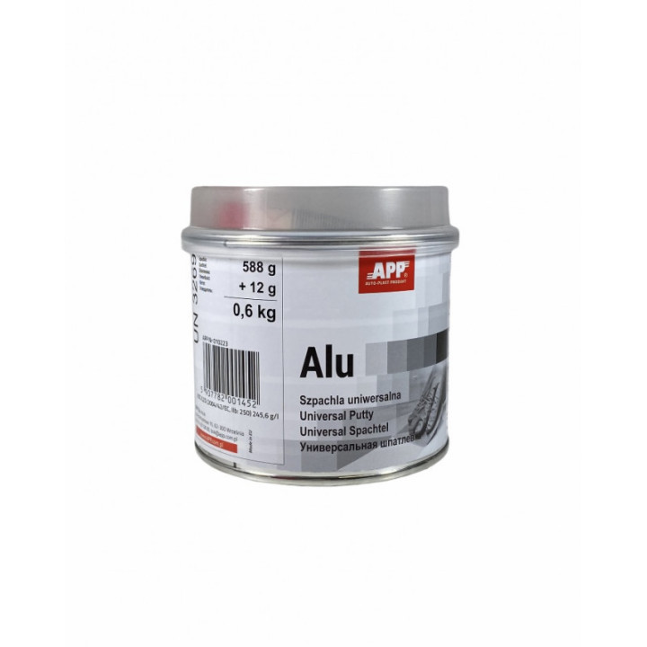 Mastic - Polyester - Aluminium - Pour carrosserie - Industrie - Pot 600g - APP