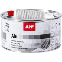 Mastic - Polyester - Aluminium - Pour carrosserie - Industrie - Pot 1,8kg - APP