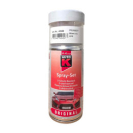 Bombe de peinture pour carrosserie - Peugeot - EPR Blanc icy - 150 ml - Auto K