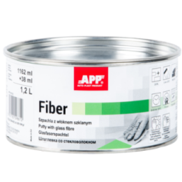 Mastic polyester - Bi-composant - Avec fibre de verre - Acier, bois, béton, plastique - APP - 1,2L
