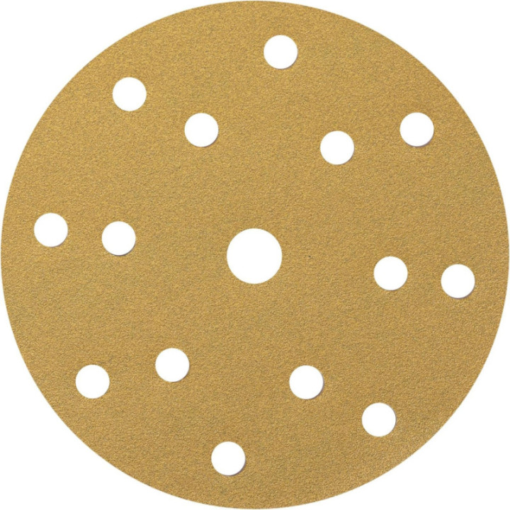 Disque de ponçage - Abrasif - 150mm diamètre - Grain 120 - 100 pièces - Ntools HMF7