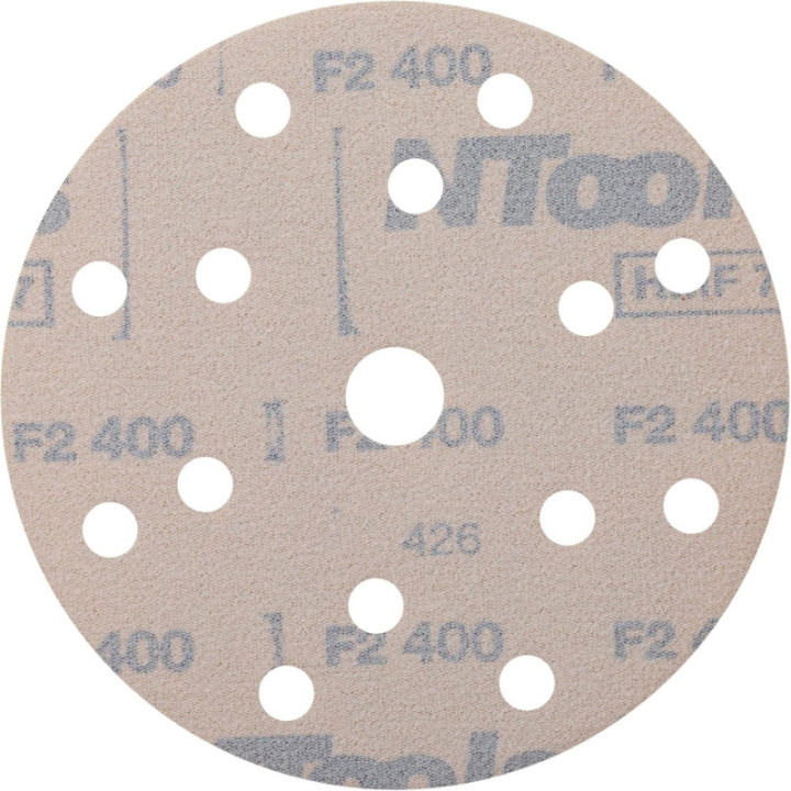 Disque de ponçage - Abrasif - 150mm diamètre - Grain 400 - 100 pièces - Ntools HMF7