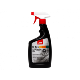 Produit nettoyant - Plastique et caoutchouc extérieur - Pneus - Voiture - APP - 650ml